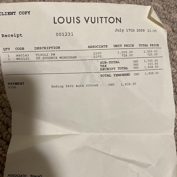 Portefeuille Eugenie Louis Vuitton - Picture 2 of 6